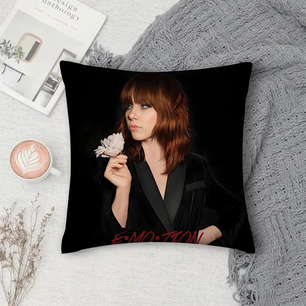 C-Carly Rae Jepsen singer Pillow Case Cover Square Sofa with for pattern comfortable cushionsuitable of room