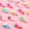 10pcs Cartoon Quicksand Bb Clip Cute Simple Hair Clip Glitter Hair Accessories Girl Hair Clip Y2k Accessories Hair Accessories