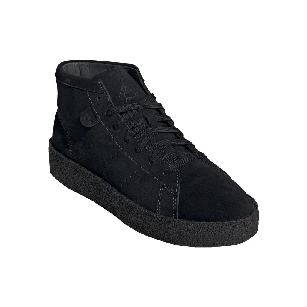 Adidas Originals Stan Smith Series Krepové Pohodlné Sportovní Protiskluzové Odolné Polovysoké Skate Boty Pánské Tenisky Černé IE4275