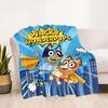 Bluey Adventure Blanket Soft & Cozy Throw For Sofa Couch Office Bed Picnics All-Season Use Modern Unique Gift for Family and Friends Y23