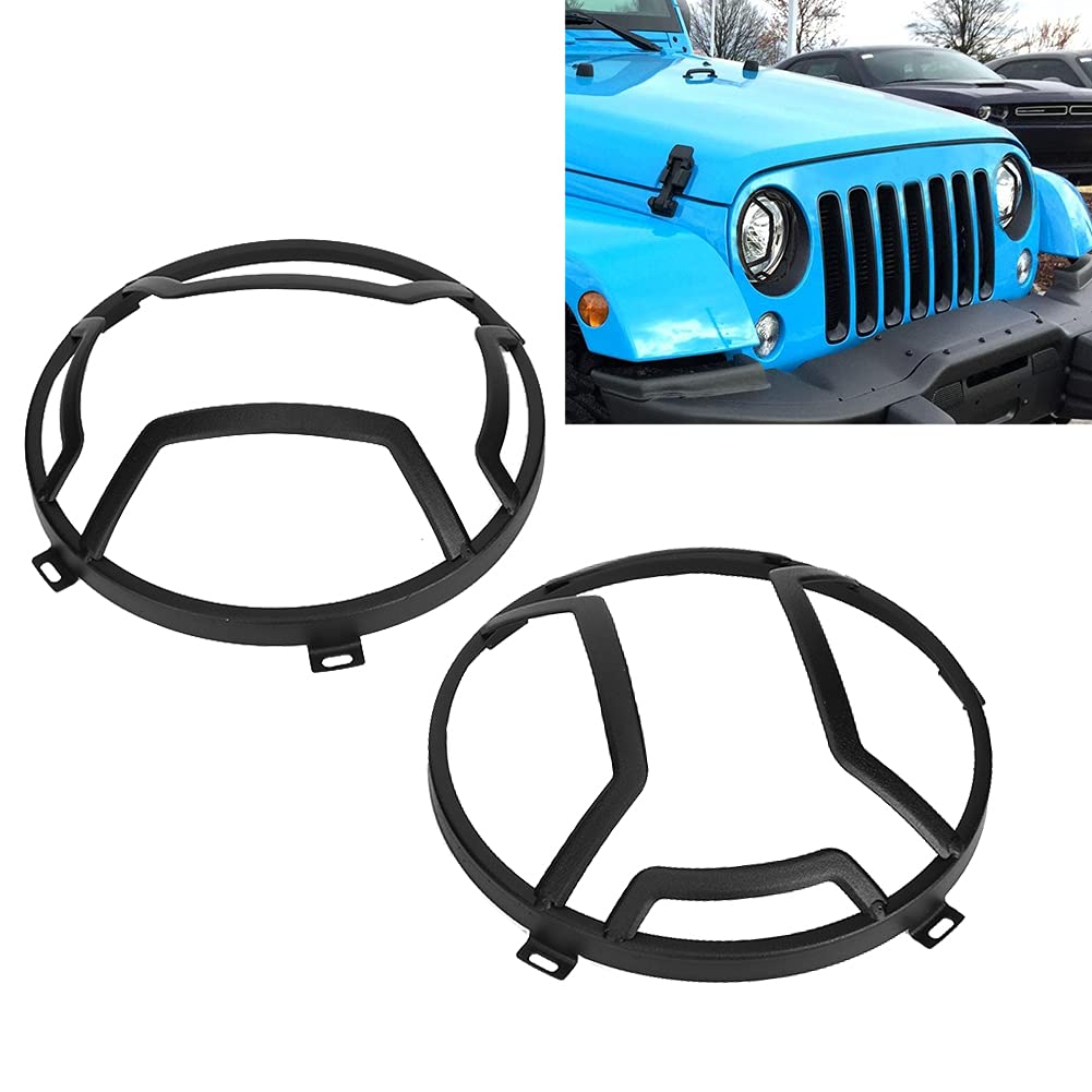 Auto Front-Nebelscheinwerfer-Abdeckung Zierleiste für Jeep Wrangler JK & Unlimited 2007-2017