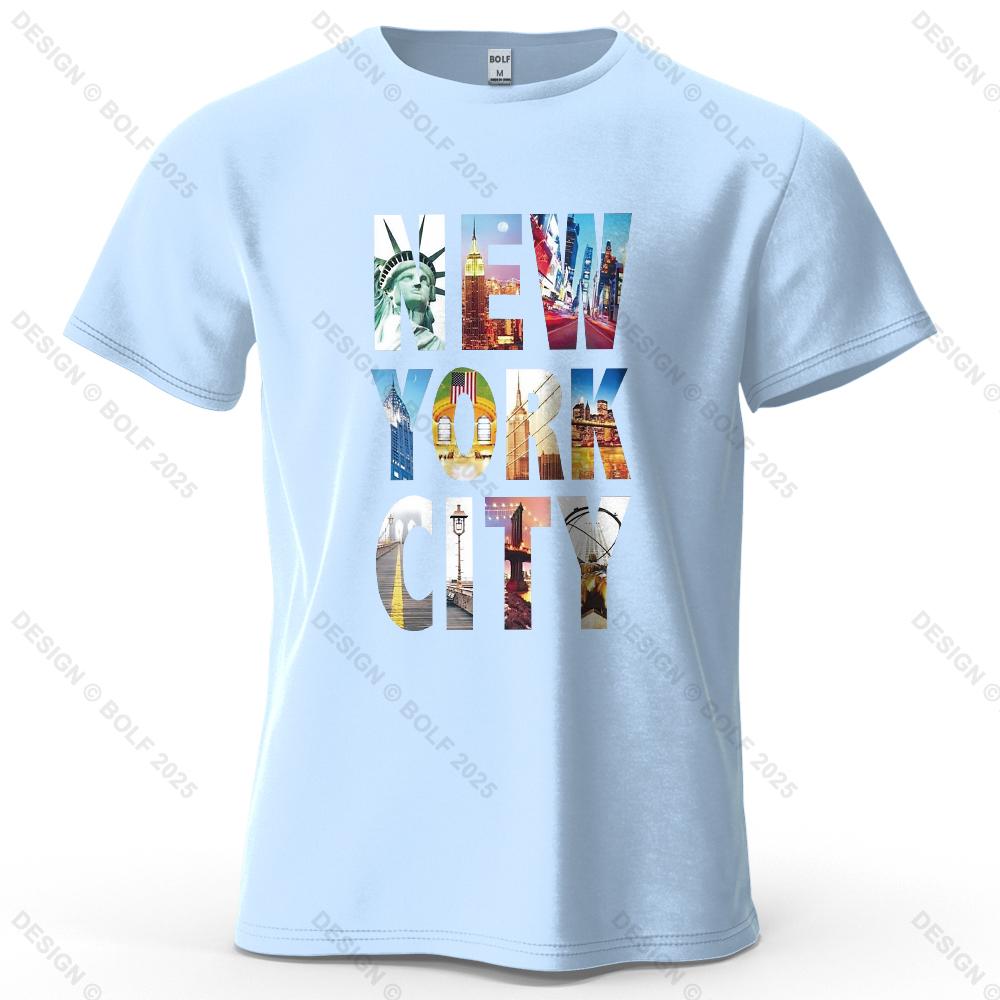 Мужская футболка с принтом  NYC Vibes , 100% хлопок, оверсайз, городская, модная, с графическим рисунком, женские топы, футболки, повседневная уличная одежда S