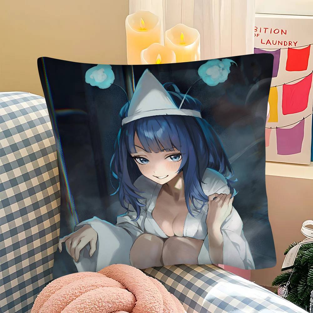 Yanami Anna Too Many Losing Heroines Anime Pillow Case Square Pillow Bedroom Sofa Leisure Comfort Cushion Car  Home Decoration