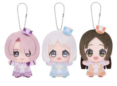 Gakuen Idol 'Master' Chibi Gurumi Joyful Marching Vol.2 (Mao Arimura, Ririya Katsuragi, Chika Kuramoto) Official Approx. 11cm (Set of 3)