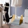 Rutschfeste Erhöhte Katzentoilette Stufe Anti-Streu-Fänger Katzentoilette Leicht zu Reinigen