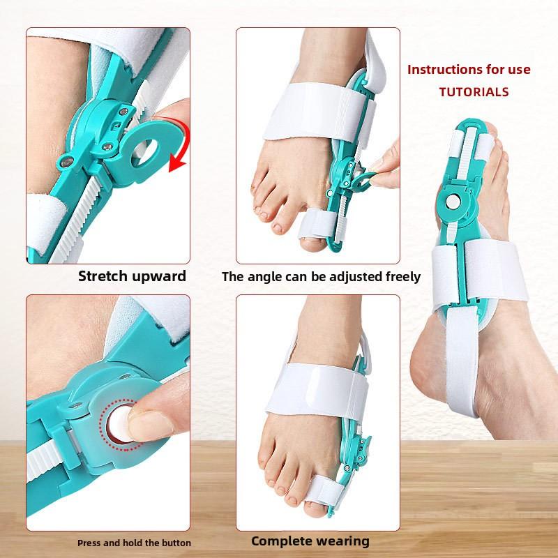 Thumb Valgus Orthosis Big Foot Bone Protruding Overlapping Toe Toe Separator Snap-on Adjustable Orthosis