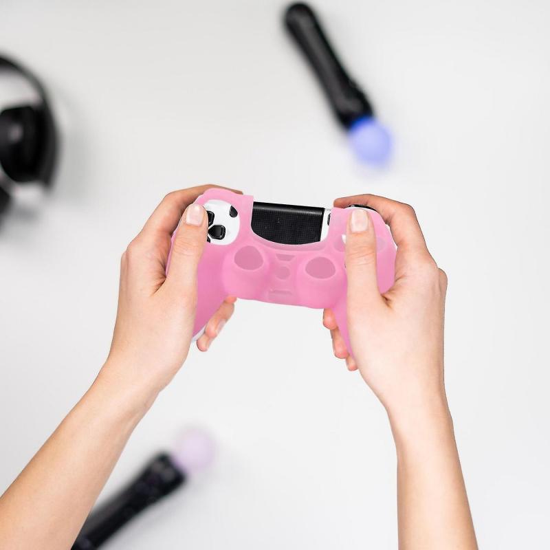 Soft Silic L Protective Skin Cover Case For Ps4