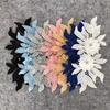 2Pcs Colorful Embroidery Patch 3D Bead Flower Wedding Dress Patch Fashion Lace Fabric Applique