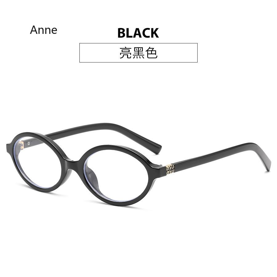 Korea Retro Oval Glasses Frame Women Lovely Ins No Makeup Plain Glasses Men Eyewear Cute Decorative Computer Glasses gafas