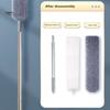 Dust Duster with Telescopic Pole Lightweight Design Easy Storage Comfortable Hold Dusting Wand Brush Multipurpose Cleaning Tool Hanging Holes Remover