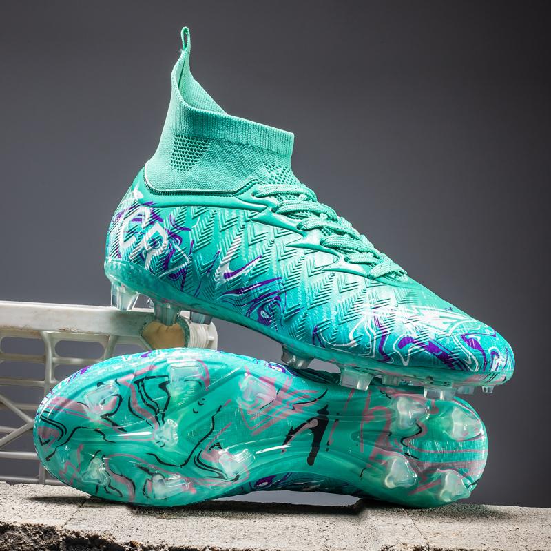 Neue Low-Top-Fußballschuhe für Schüler mit langen und kurzen Stollen für Training und Spiele CR7 Professionelle Jugendsport-Schuhe