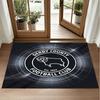 Derby County Design Crystal Velvet Rug Soft Decorative Mat for Bedroom Entrance