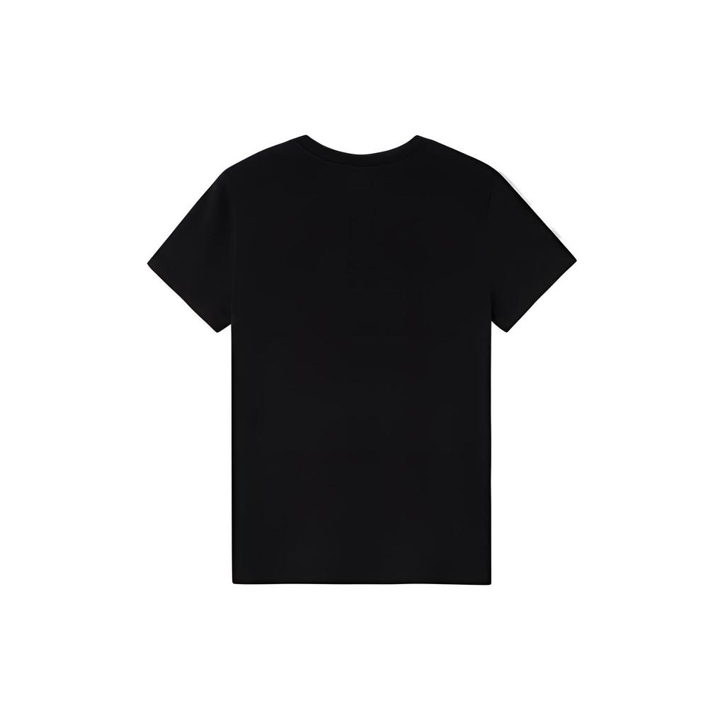 Levis Logo Solid Color Round Neck T-Shirt Women Tops Black 39185-0008