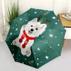 1pc Dog Print Automatic Cute Umbrella 8-Bone Design Compact Gear for Outdoor Travel, Perfect Holiday Gift Yy251230051