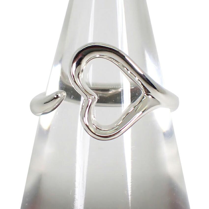 

[Used] TIFFANY/Tiffany 925 Open Heart Ring No. 8 [g328-65]
