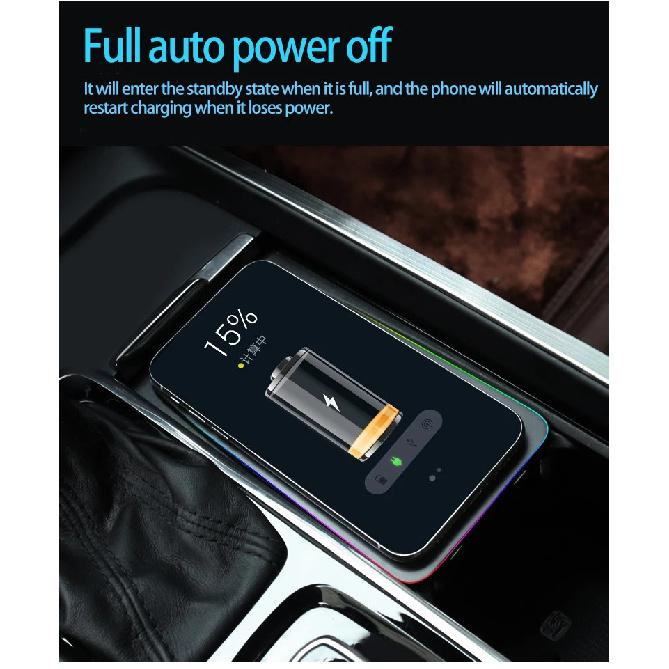Car Wireless Charger For Volvo XC90 NEW XC60 S90 V90 18-2024 Special Mobile Phone Charging Plate Car Accessories V60 2020 S60