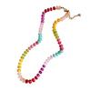 Unique Natural Stone Beadwork Necklace and Bracelet Gradient Color Gemstones Bead Accessories Stylish Party Jewelry
