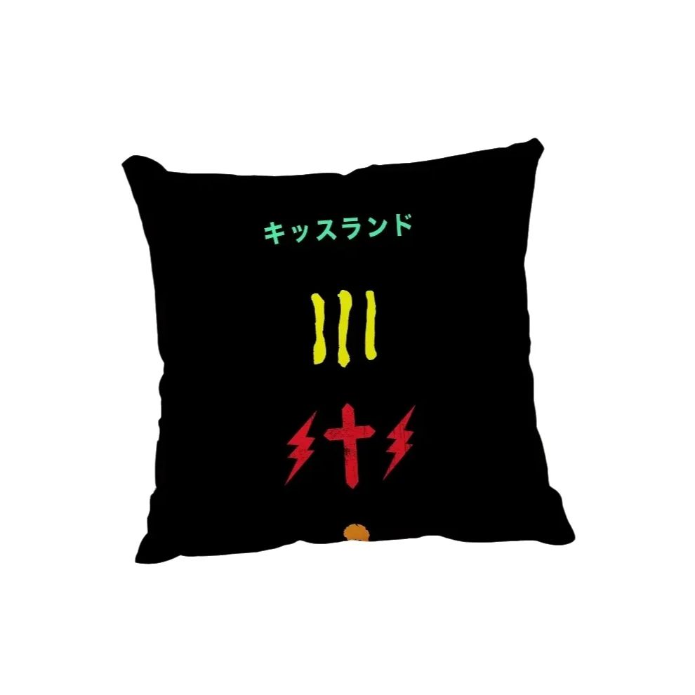 1 Stück The Weeknd Starboy Kissenbezug, Polyester 2D Doppelseitiger Druck, Rapper Sänger Merch Kissenhülle, Dekokissen
