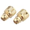Expandable Hose Connector Brass Hose Connector For Watering 2pcs Connectors Adapter For Garden Watering System