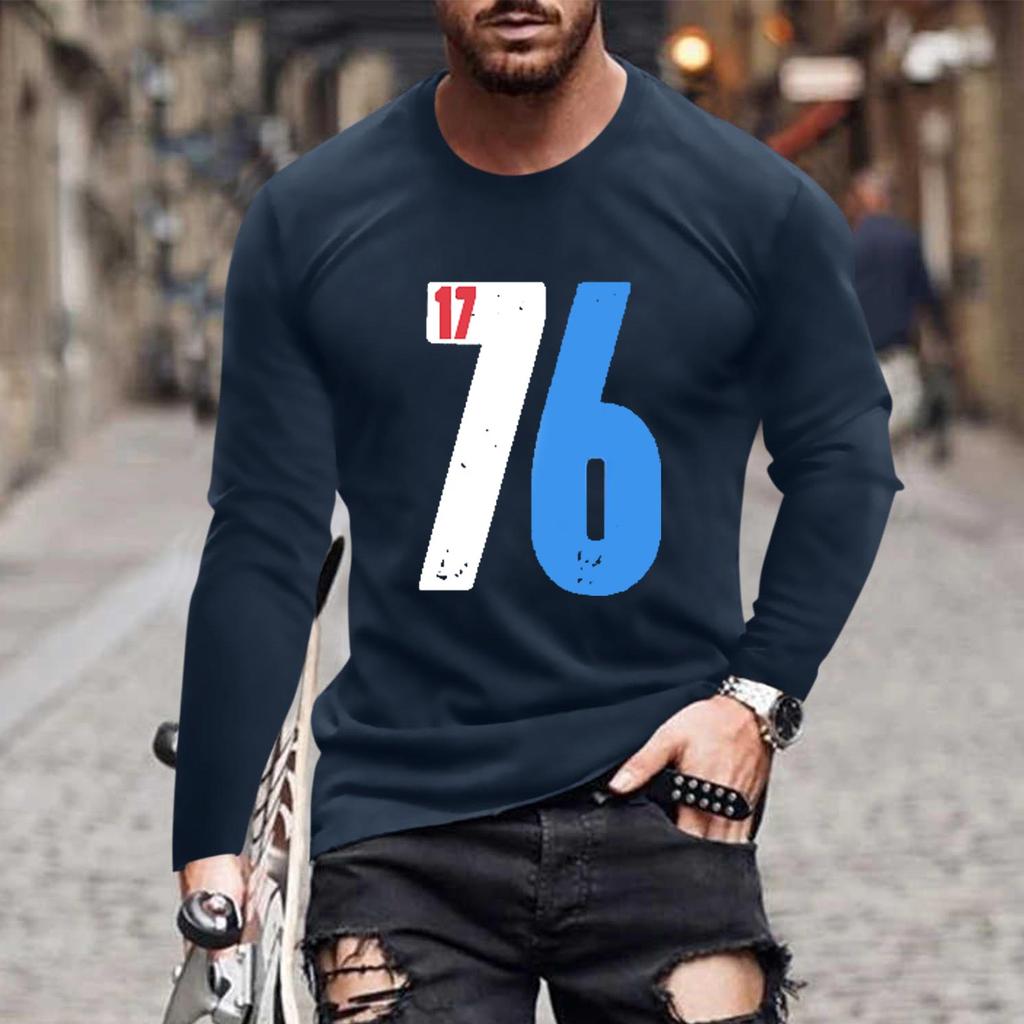 Men's T Shirt Graphic Abstract Neck Clothing Apparel Outdoor Long Sleeve Print Fashion Designer Vintage