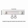 1pcs New PVC Bag Strap Extension Buckle Transparent Bag Strap Clip Snap Clasp Clip Luggage Accessories