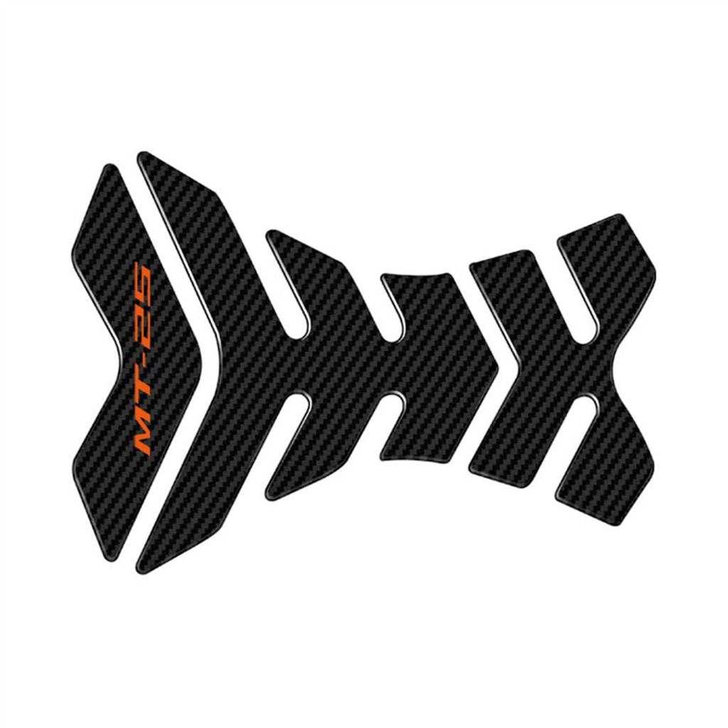Motorcycle Body Sticker Fit Yamaha MT-25 MT25 Motorcycle Tank Pad Accessories Protector Sticker (Orange)