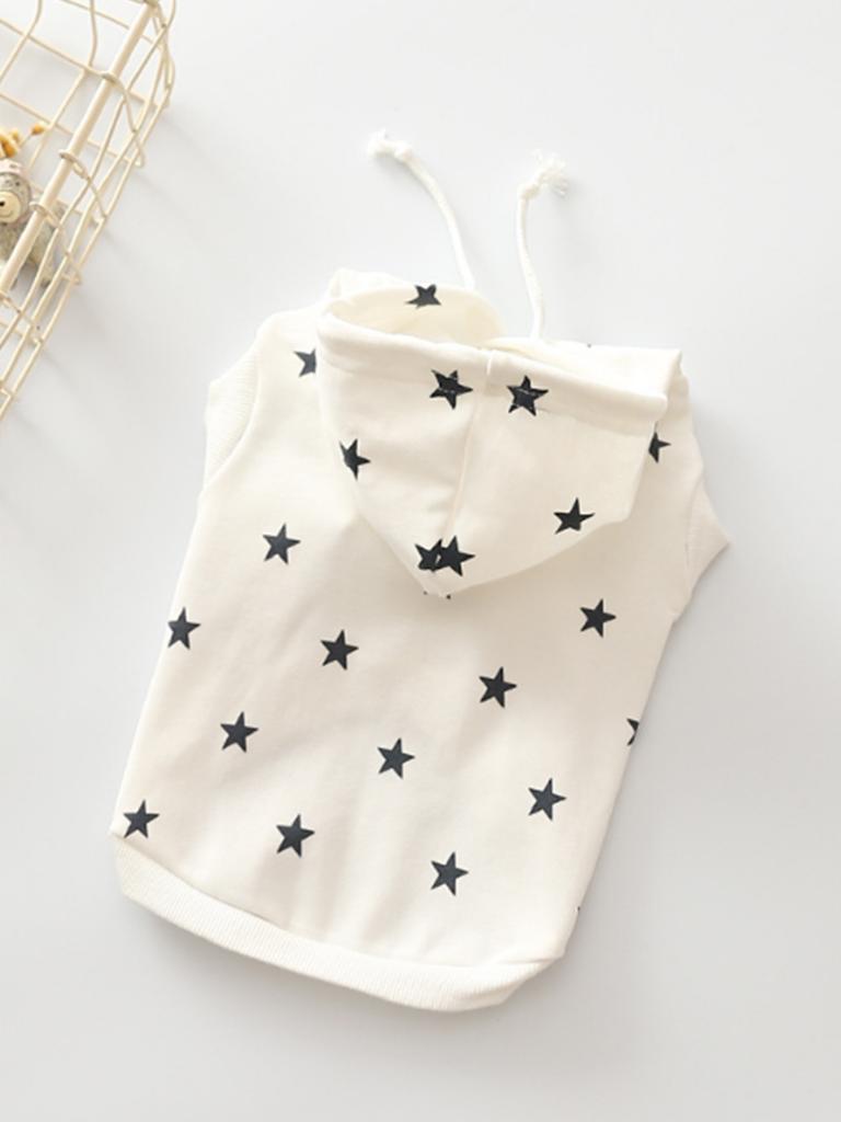Pet Clothes for Dog Cat Puppy Hoodies Coat Stars Sweatshirt Dog  Outfits for Small Medium Dog for Spring Summer