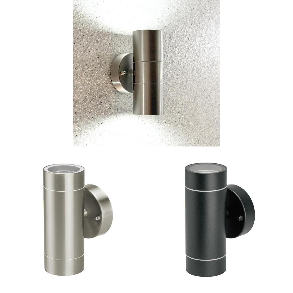 Modern Stainless Steel Outdoor Wall Light With Waterproof Design And Dimmable Led For Garden And Porch Lighting