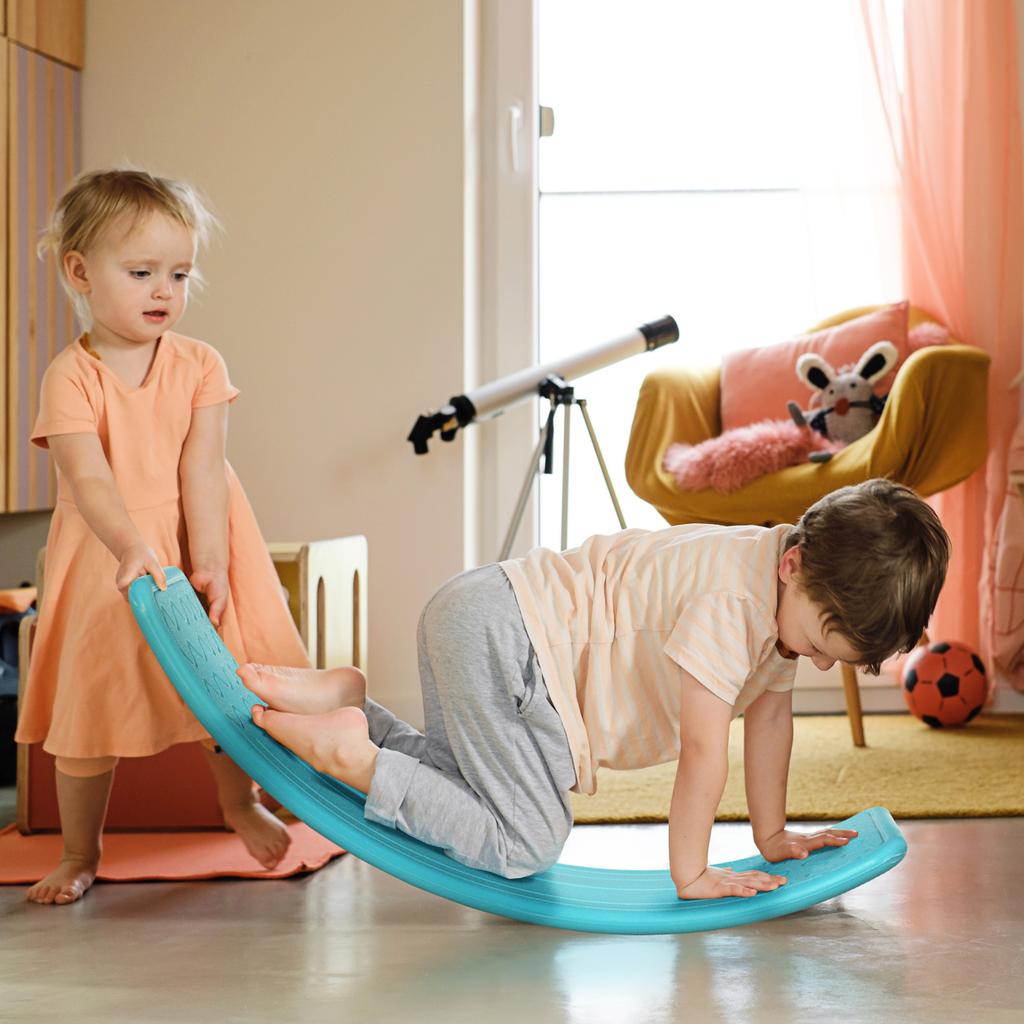 Balance Board, Kids Wobble board, for Ages 3-6 Years - Blue