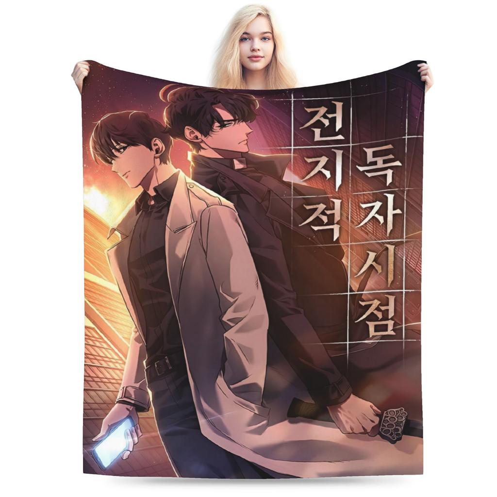 Omniscient Readers Viewpoint Blankets Velvet Yoo Joonghyuk Warm Throw Blanket for Bedroom Sofa Bedspread