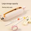 Silicone Pencil Case - Cute Japanese Style for Kids, Perfect for Elementary to Junior High School Students.
