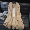 Women's Elegant Tassel Design Winter Coat