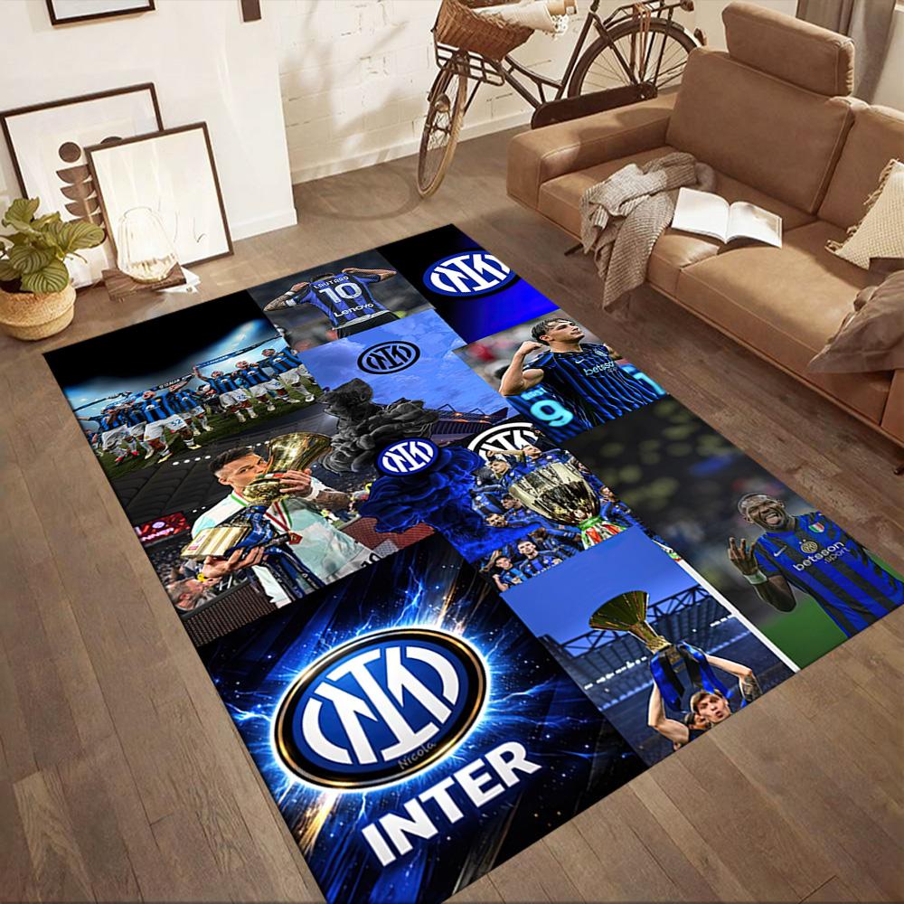 Inter Milan Carpet Perfect For Bedrooms Decorate Room Dining Room Kitchen Antislip Carpet Office Home Decor
