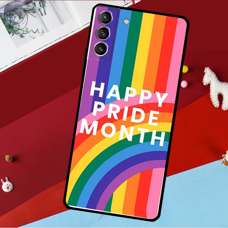 LGBTQ Lesbian Gay Pride Rainbow Funda For Samsung Galaxy S26 S25 S24 S21 S22 S20 Ultra S9 S10 Plus S23 FE S25 FE Phone Case