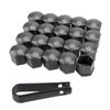17/19mm 20pcs/set Car Wheel Nut Caps Protection Covers Caps Anti-Rust Auto Hub Screw Cover Car Tyre Nut Bolt Exterior Decoration