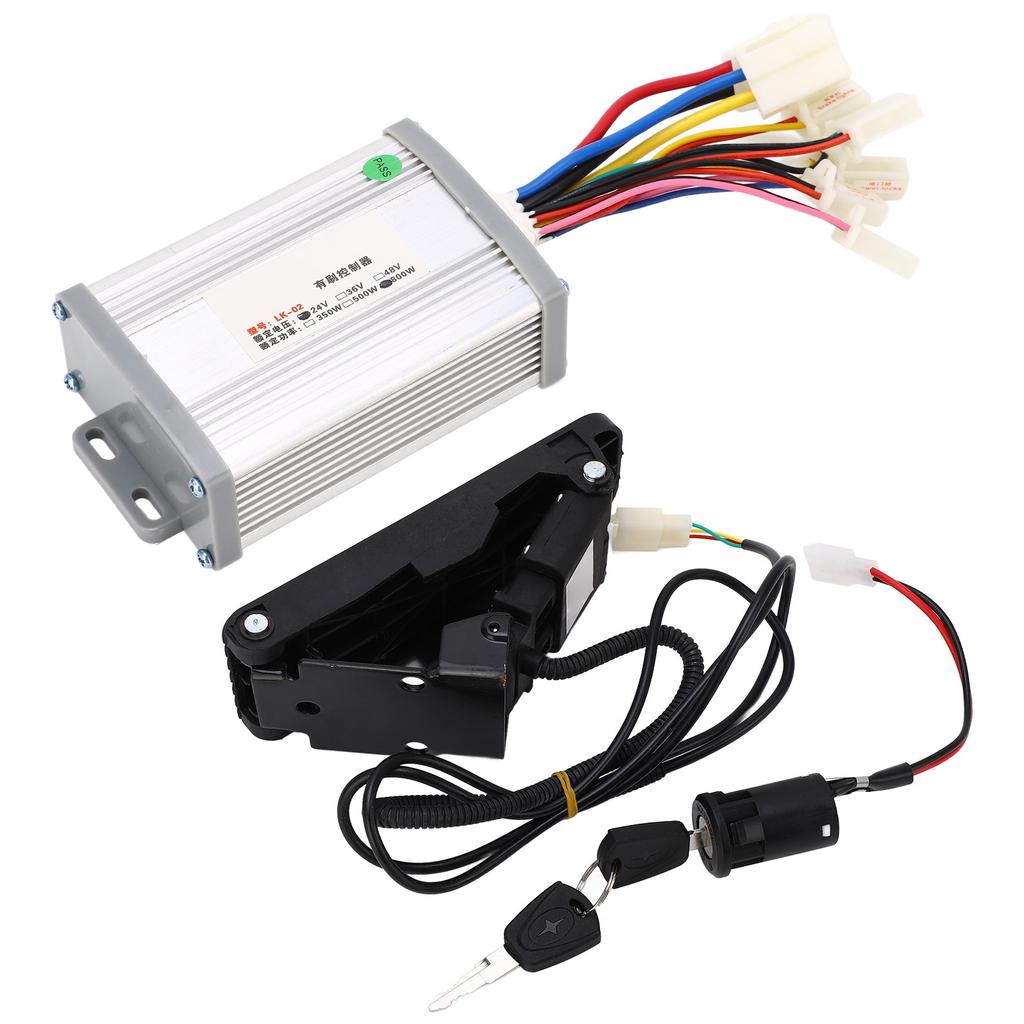 Controller per Triciclo Elettrico 24V 800W Kit Acceleratore a Pedale Kit Retrofit Bici Batteria al Litio