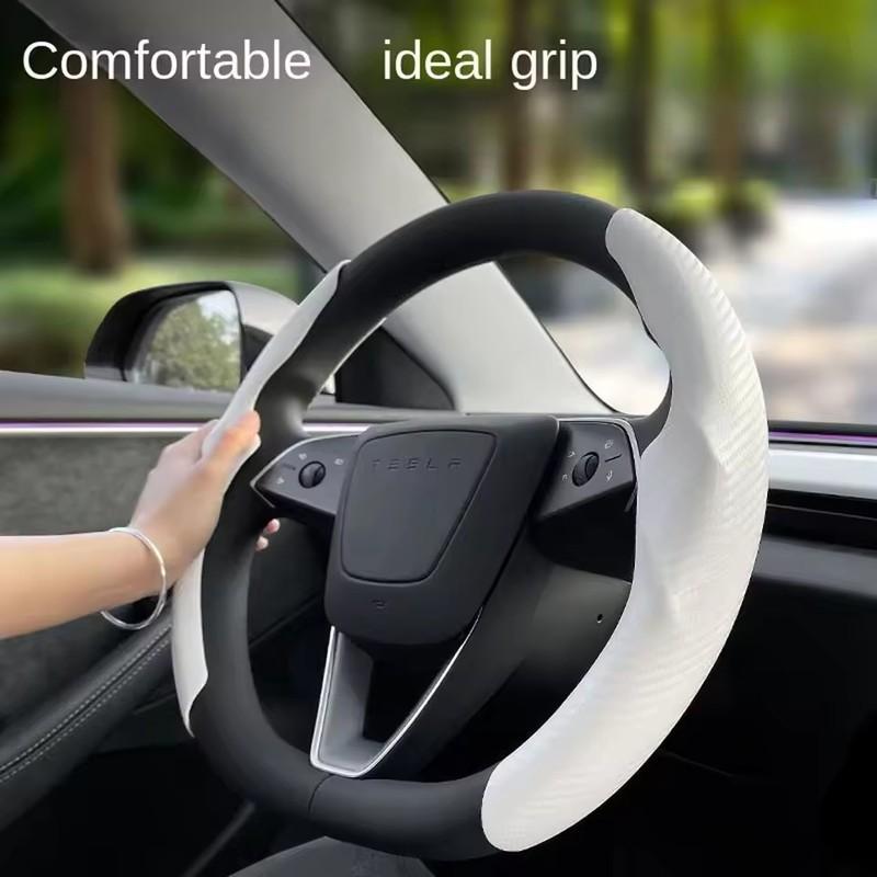 For Tesla Model 3/Y Highland Juniper 2025+ Steering Wheel Cover All Season Universal Sports Steering Wheel Cover Car Accessories