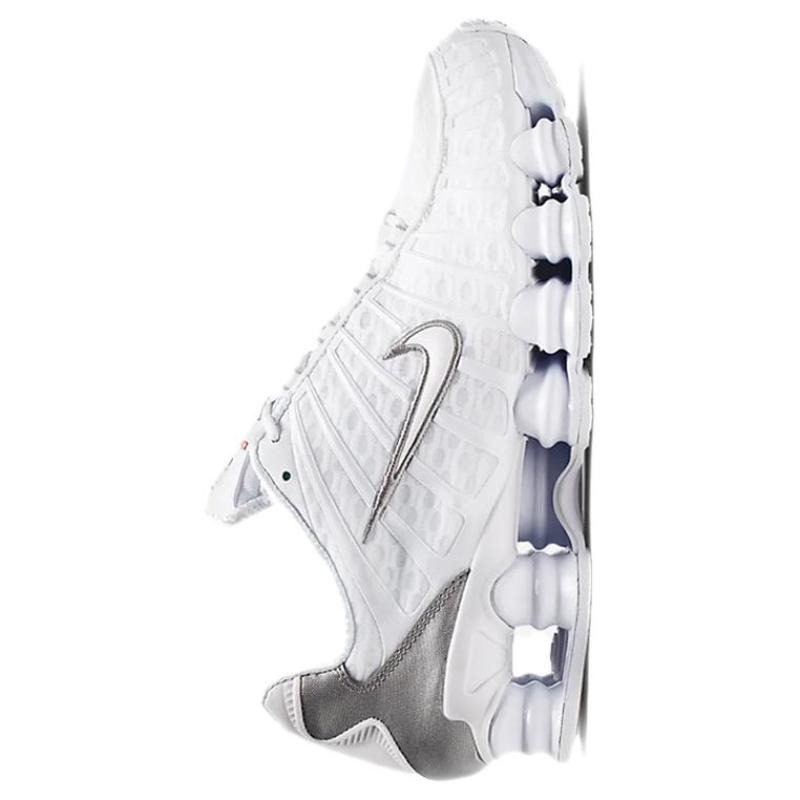Nike Shox Tl White Metallic Silver Sneakers AV3595-100