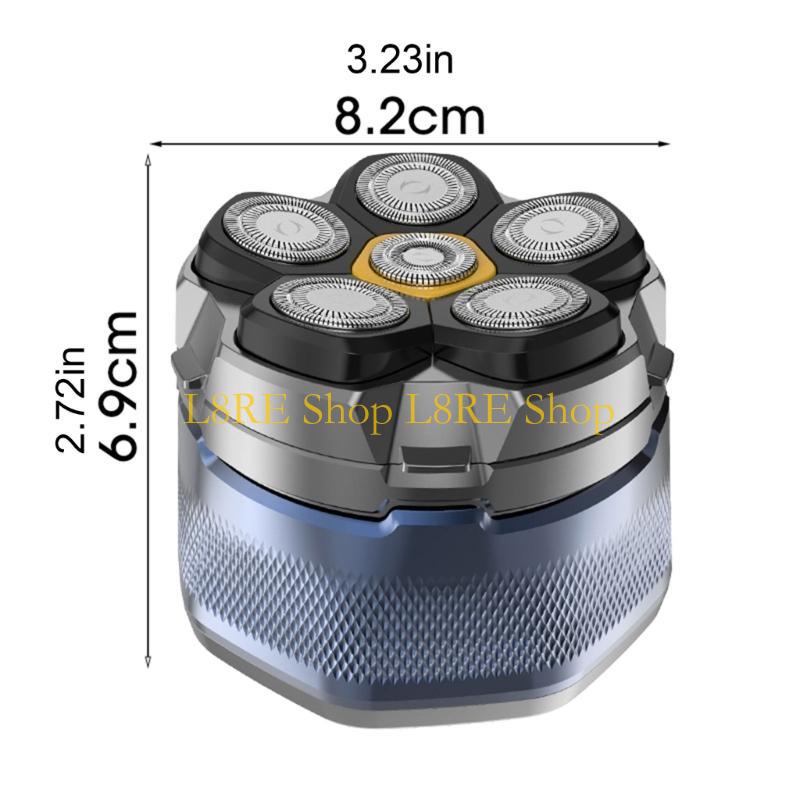 L8RE Head Shavers for Bald Men Electric Face Shaver Rechargeable Cordless LED Display Waterproof Wet/Dry Trimmer Shaver