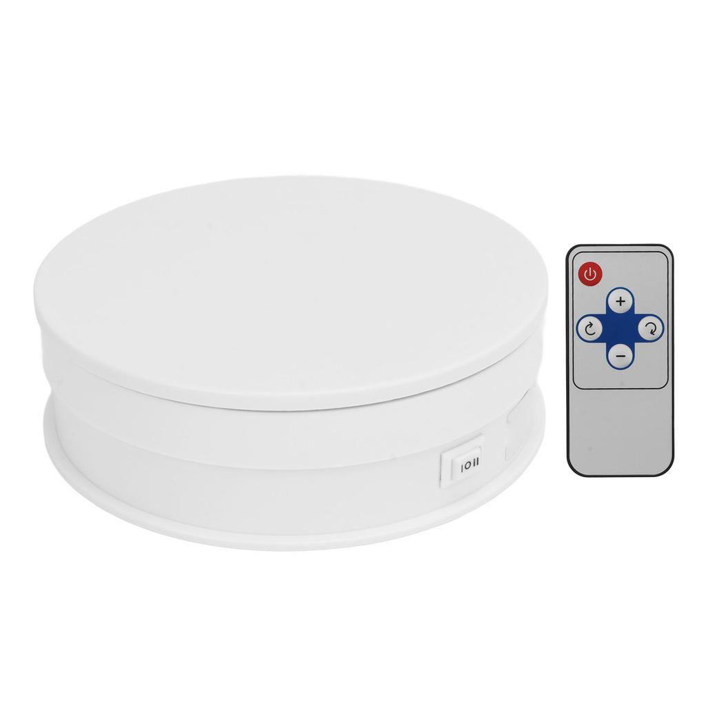 Still Turntable 15cm Remote Control Speed Electric Rotating Turntable Display Stand Photography Video Shooting Props