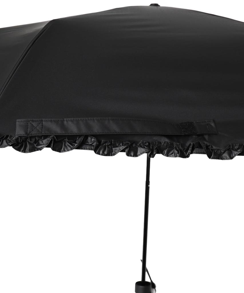 WEGO PROTECT U Folding Umbrella with UV Rain or UV Sun Perfect for Day or and Size Black [-19.7°C] Custom-made Parasol, Frills, Protection, Shine,