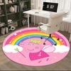 Peppa Pig Fairy Costume,Rainbow Magic Wand Chair mat Round Rug Office carpet, Non slip, Suitable for Living Rooms, Bedrooms decor.1205140a