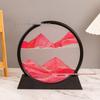 3D Quicksand Hourglass Art: Decompression Landscape Ornament for Home or Office Decor