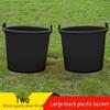 Durable Round Plastic Bucket for Watering Vegetables & Collecting Well Water
