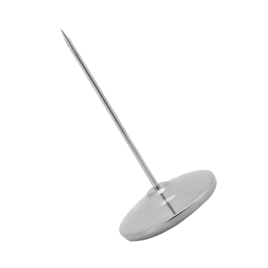 Stainless Steel Paper Memo Holder Spike Stick   Restaurant Silver for Kitchen Desk