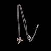 Chic Stainless Steel Hummingbird Pendant Necklace - Stylish, Simple, Versatile Chain for Women