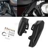 Motorcycle Chrome Black Mid-Frame Heat Shield Air Deflector Trim For Harley Touring Street Electra Glide Road King 2001-Later