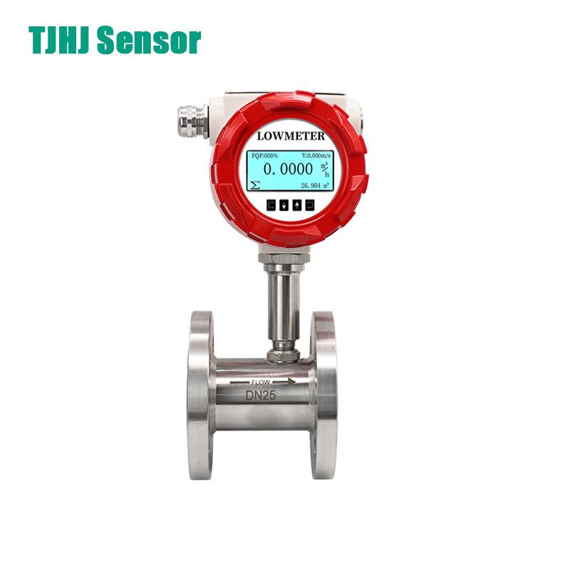 Turbine Flowmeter Accessories: LWGY Liquid & Diesel Smart Meter with Flange, Thread, or Clamp Options