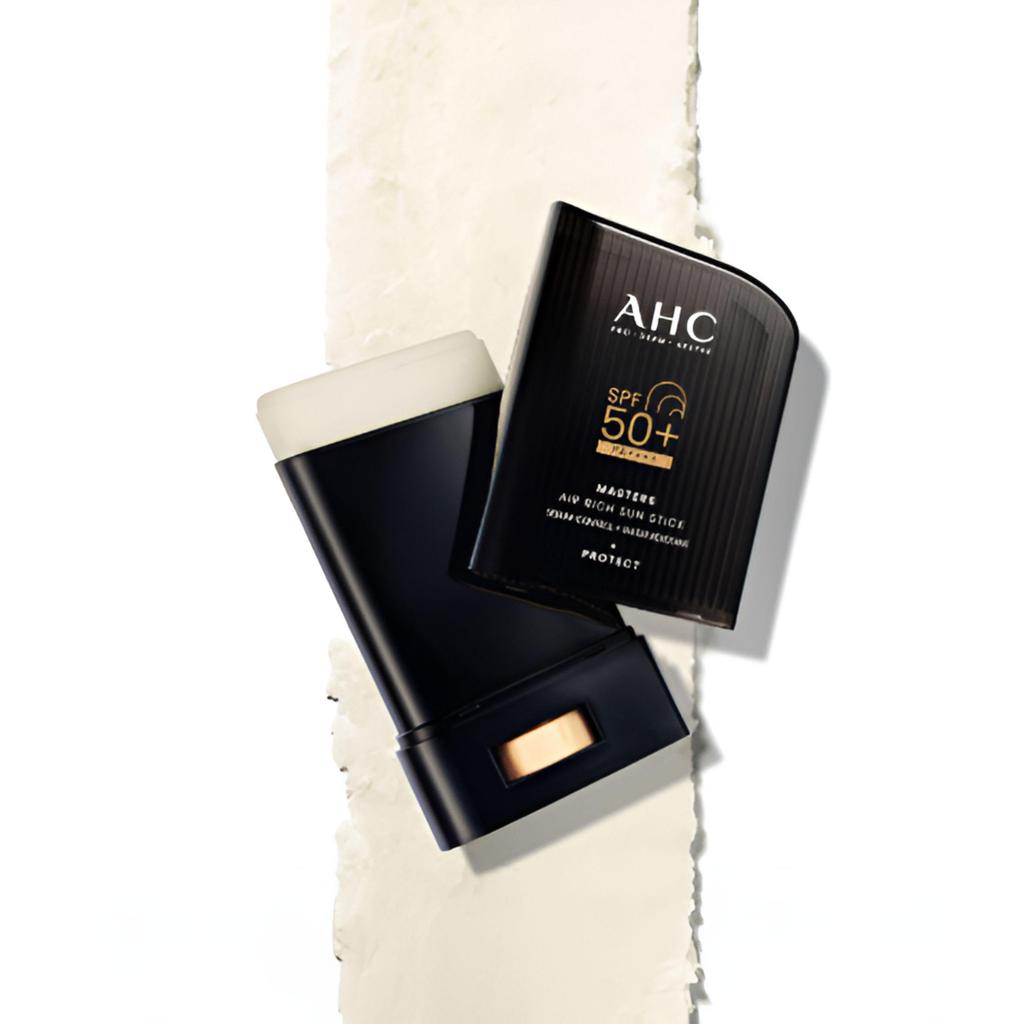 AHC Masters Air Rich Sun Stick SPF50+ PA++++ 22g – Matte Finish Sebum Control UV Protection Sunscreen Stick
