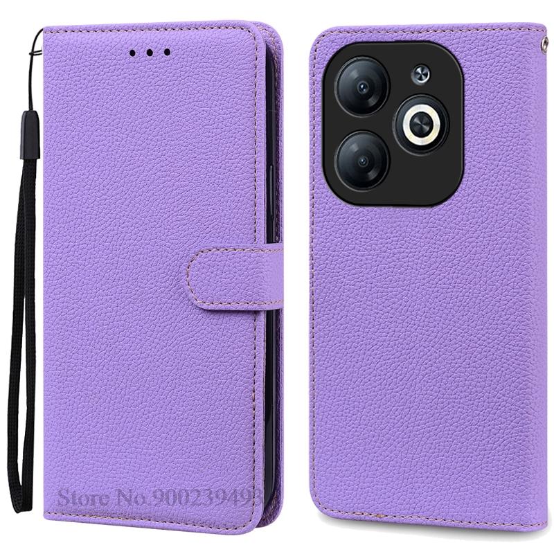 For Infinix Smart 8 / Smart 8 Pro Case Wallet Leather Flip Cover For Infinix Smart 8 Case 8 Plus X6525 X6525D X6525B Phone Cover